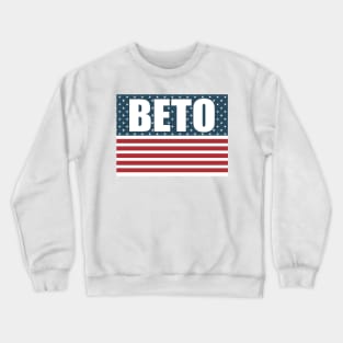 Beto 2020 Election American Flag Crewneck Sweatshirt